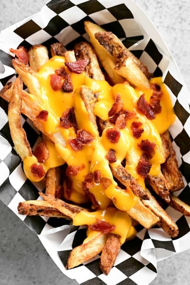 Fresh Cut Cheese Fries.